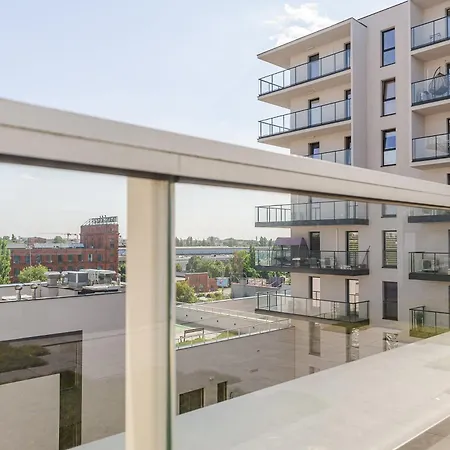 Lumina With Parking, Balcony Apartament Łódź